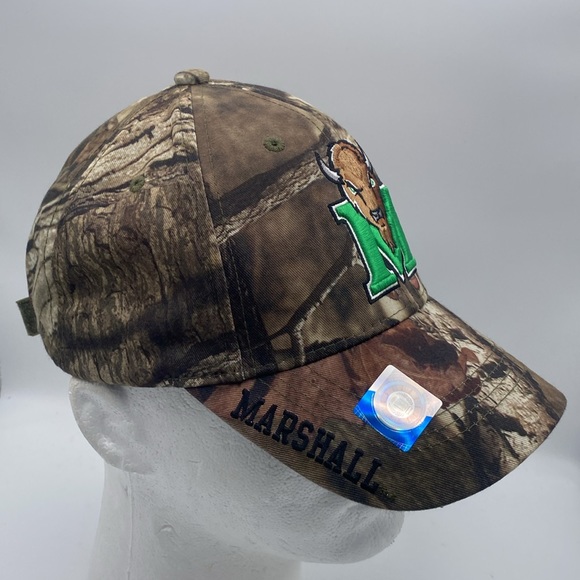 Marshal Thundering Herd Russell Camo Cap Hat Adult Size  Adjustable - Picture 4 of 6